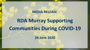 Read more about the article Media Release: RDA Murray Supporting Communities During COVID-19