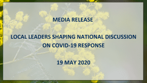 Read more about the article Media Release: Local Leaders Shaping National Discussion On COVID-19 Response